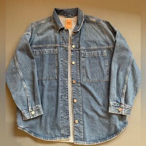 Gap women denim shacket